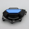 WOODCRAFT LHS Stator Cover Black Anodized for Ducati Panigale V4 / S / R / Speciale (18-24)